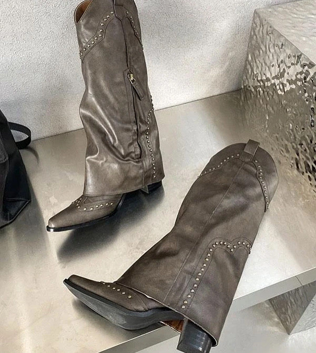 Vintage shaft boot ★